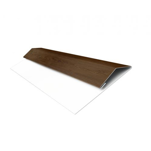 Планка стартово-финишная GL Экобрус 0.45 Print Twincolor Coffe Wood (3м.) для дома