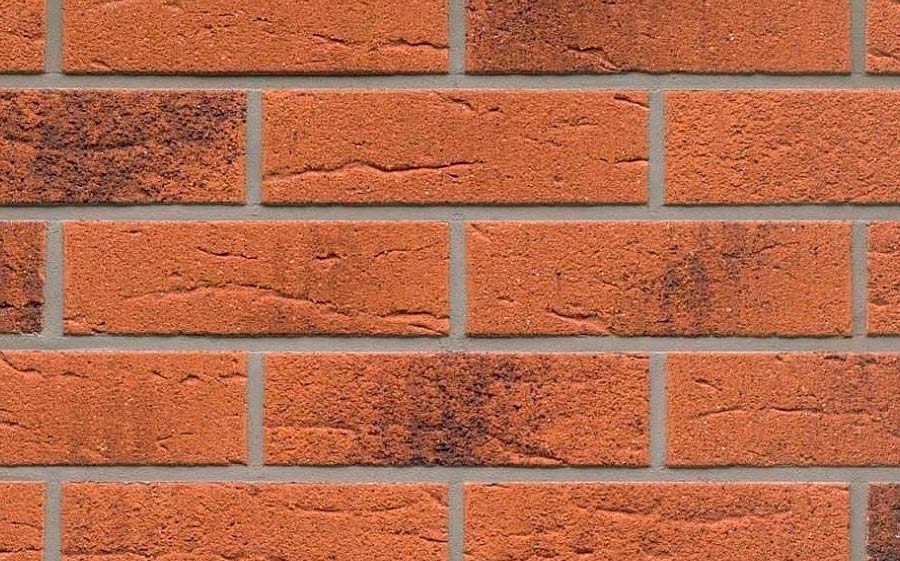 Клинкерная облицовочная плитка ручной формовки Feldhaus Klinker NF 14 R228 terracotta rustico carbo  для дома