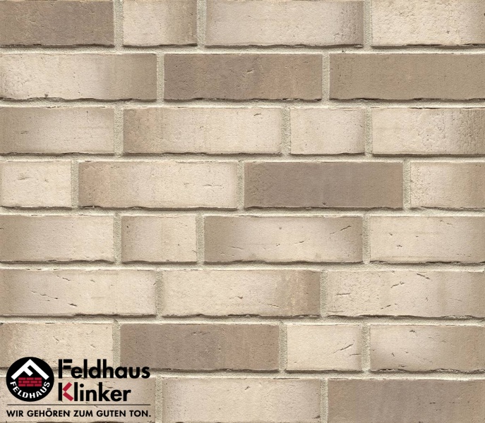 Клинкерная облицовочная плитка ручной формовки Feldhaus Klinker NF 14 R941 vario argo albula 240*71 для дома