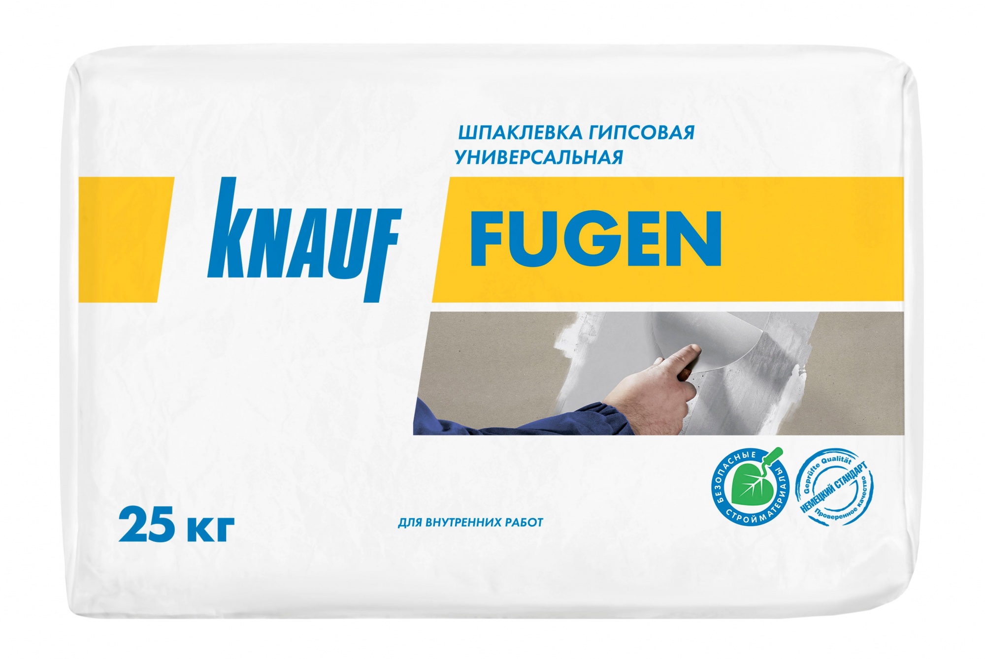 Шпаклёвка гипсовая для заделки швов Knauf Фугенфюллер 25 кг для дома