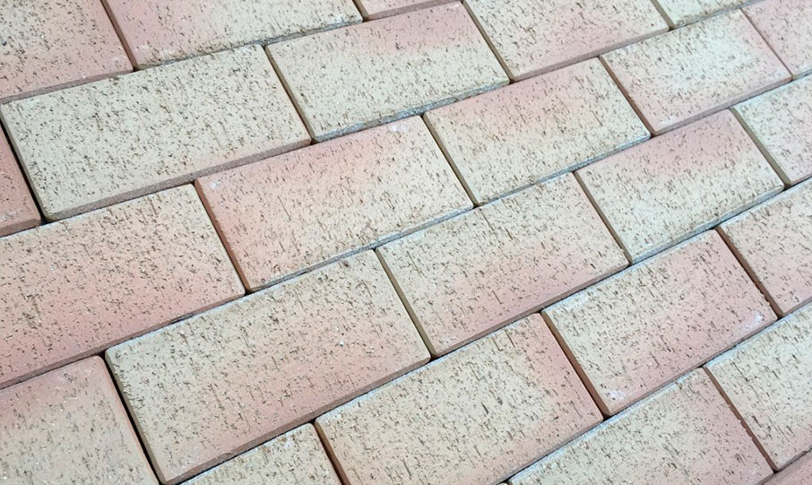 Тротуарная клинкерная брусчатка Feldhaus Klinker KF P241 areno mandari, 200*100*45 мм для дома