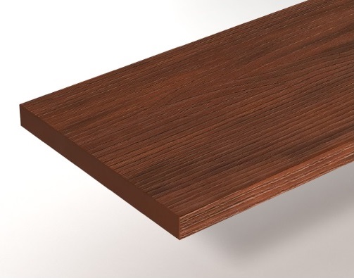 Заборная доска WOODVEX 4000х130х10 Colorite Палисандр для дома