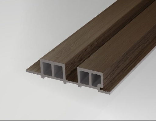 ПАНЕЛЬ фасадная WOODVEX 4000х169х40 Lines (Milk Chocolate) для дома