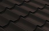 Металлочерепица Grand Line Classic Drap TX 0.45мм RR 32 темно-коричневый