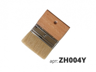 Кисть декоративная с натуральной щетиной ПРОФИ ZH004Y для дома