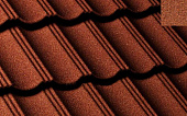 Композитная черепица Gerard Heritage II Rosso, 1250*367 мм