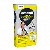Клей для плитки, керамогранита и камня Weber.vetonit Comfort Extreme Fix белый (класс С2) 20 кг