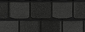 Гибкая черепица CertainTeed Highland slate, однослойный четырехлепестковый шинглз Black Granite
